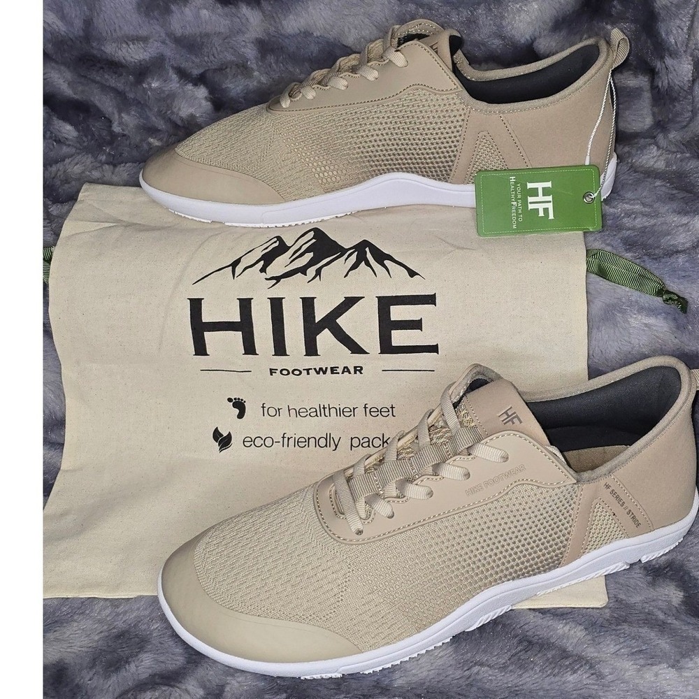 NWT HIKE Footwear Stride (Unisex) Sneaker Beige Barefoot  Womens EU 38/ US 7.5
